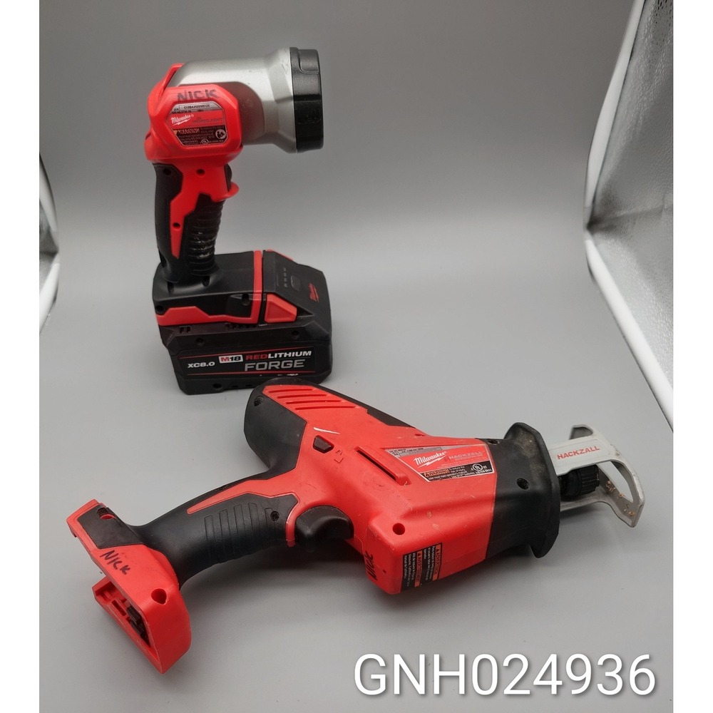 Milwaukee M18 Hackzall Work Light Forge XC8.0 Battery Tool Set [GNH024936]